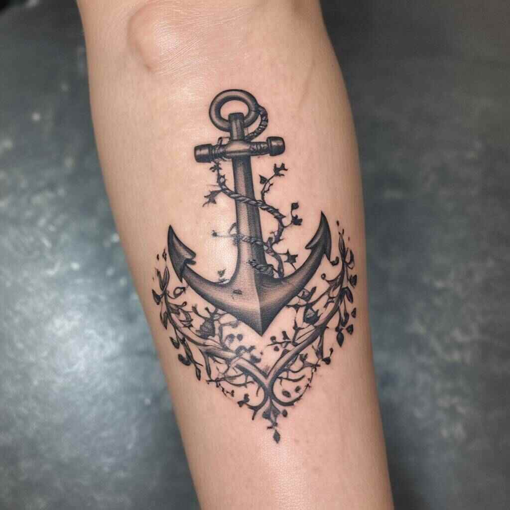 40 Striking Olive Branch Tattoo Ideas That Radiate Peace and Purpose 14 Anchor and Branch tattoo